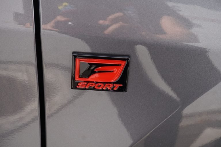 blackout package or chrome delete for front of lexus f sport black grill and detailing